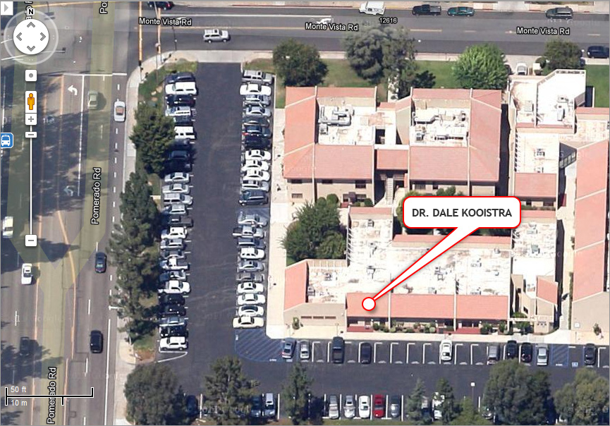 Aerial View of Dr Dale Kooistra's Office